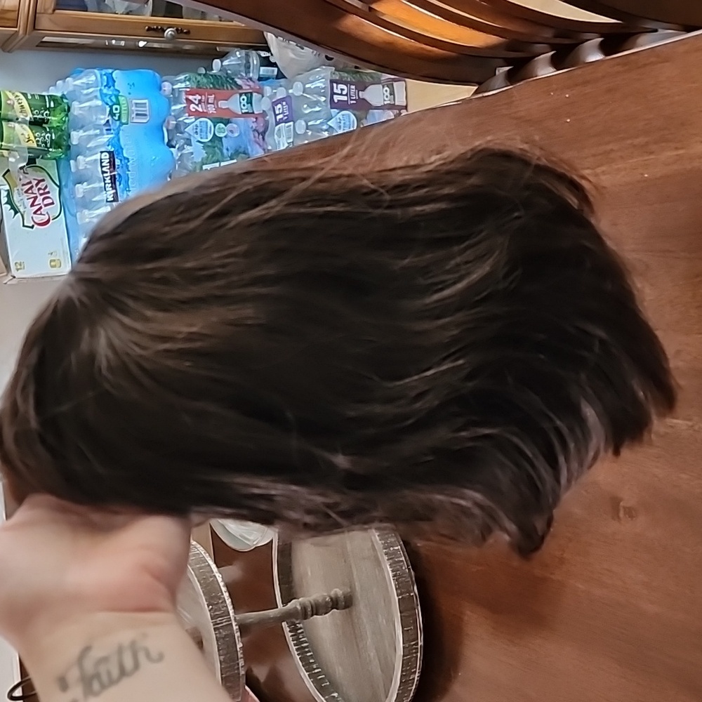 Brown wig for Halloween costume